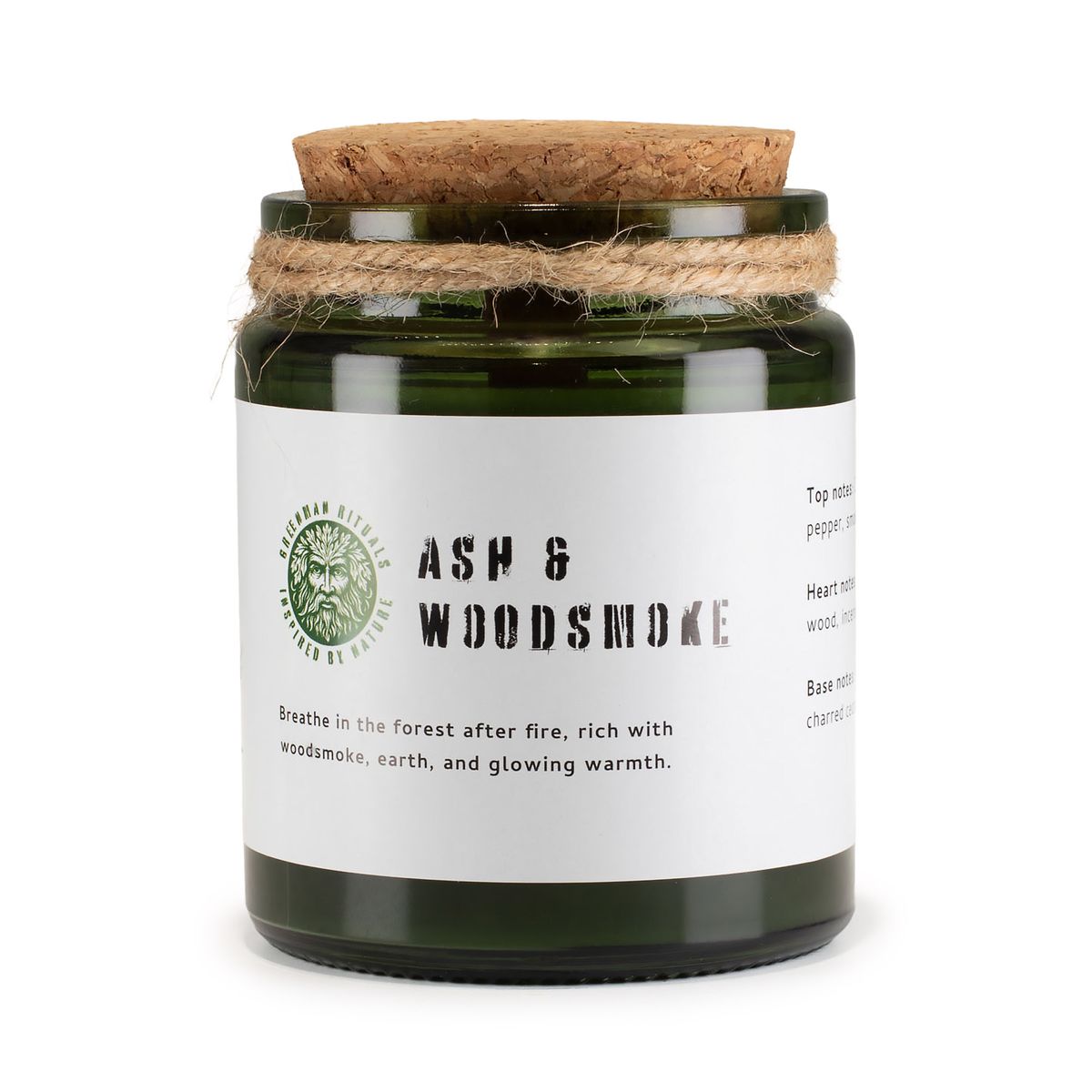 Forêt Ancienne – bougie Greenman Ash & Woodsmoke