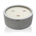 Ambre Nocturne – bougie béton mèche bois