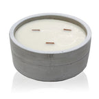 Ambre Nocturne – bougie béton mèche bois