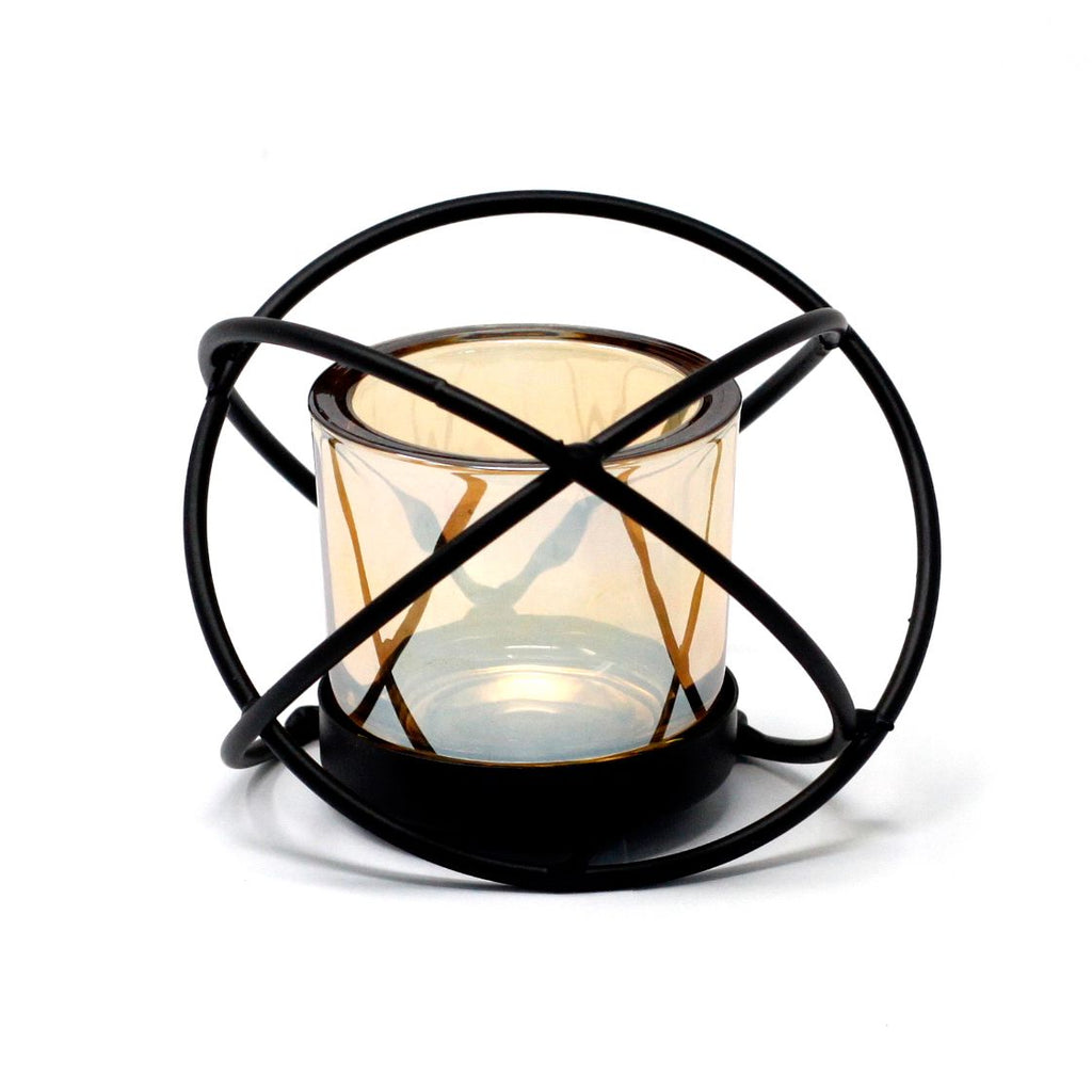 Lumière de Table – bougeoir votive en fer