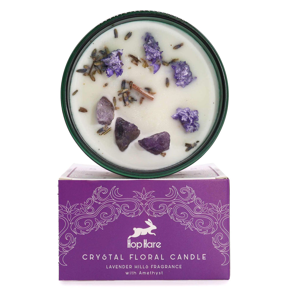 Éclat Floral – bougie fleurs & cristaux, The Moon