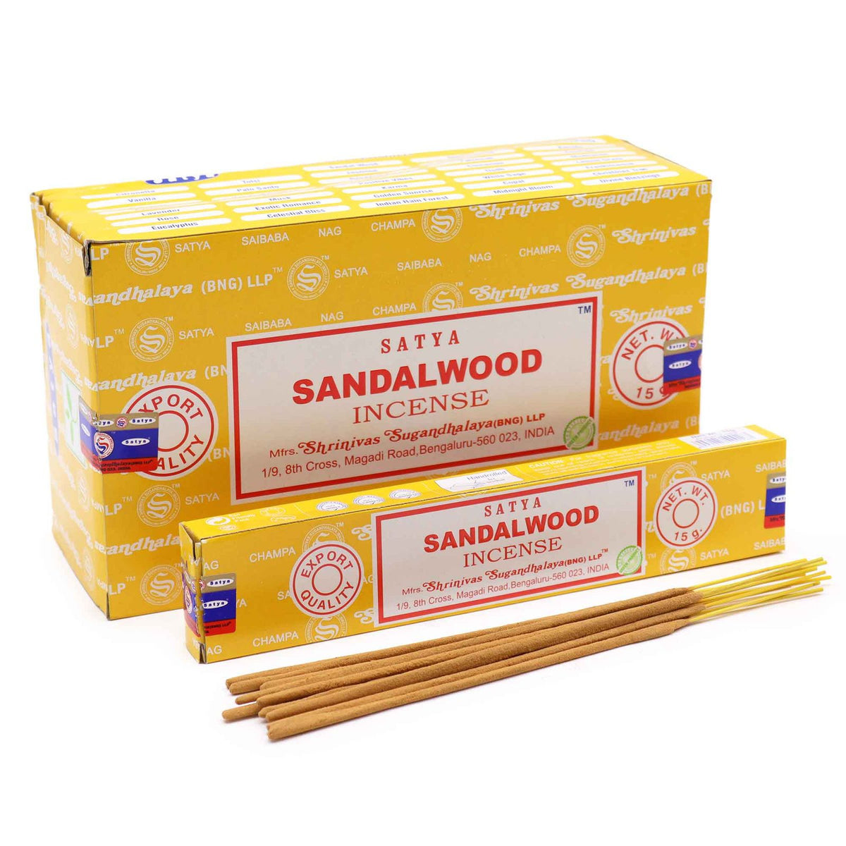 Trio Satya – encens Santal