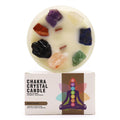 Équilibre – bougie 7 chakras cristaux