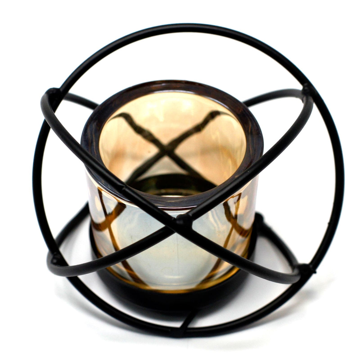 Lumière de Table – Bougeoir votive en fer