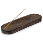 Plateau Manguier – Porte-encens en bois