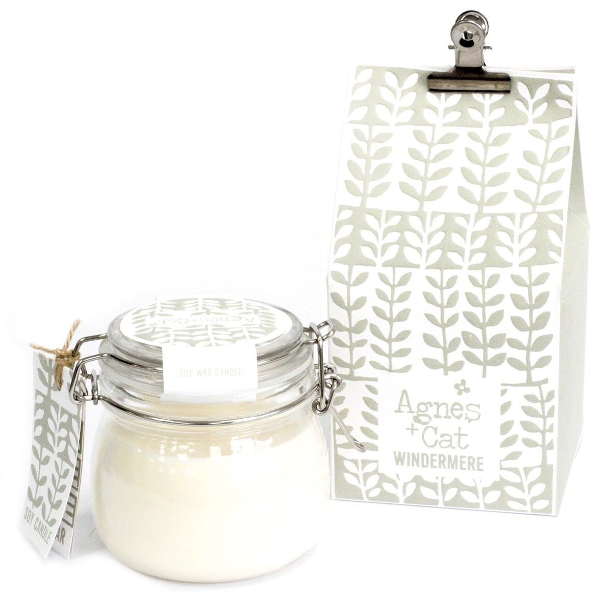 Bocal Signature – bougie soja Kilner, Windermere