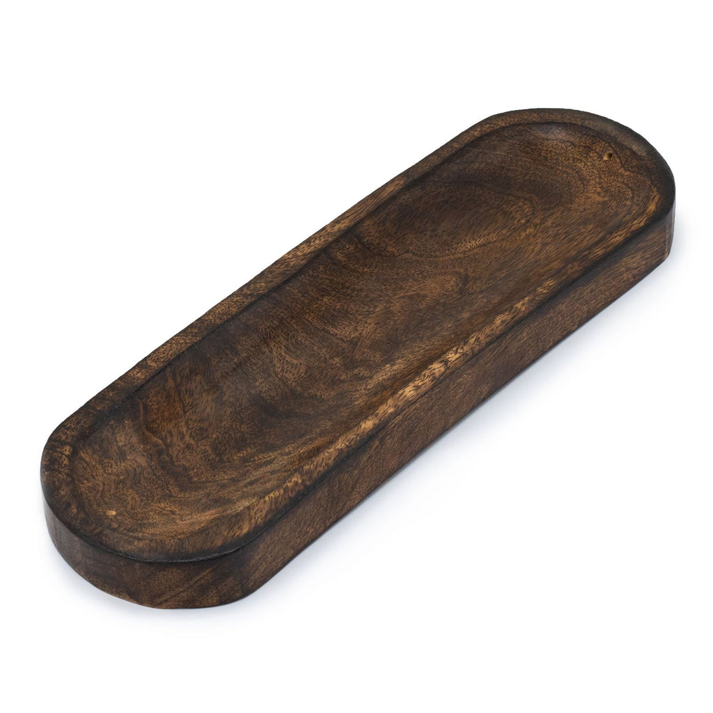 Plateau Manguier – porte-encens en bois