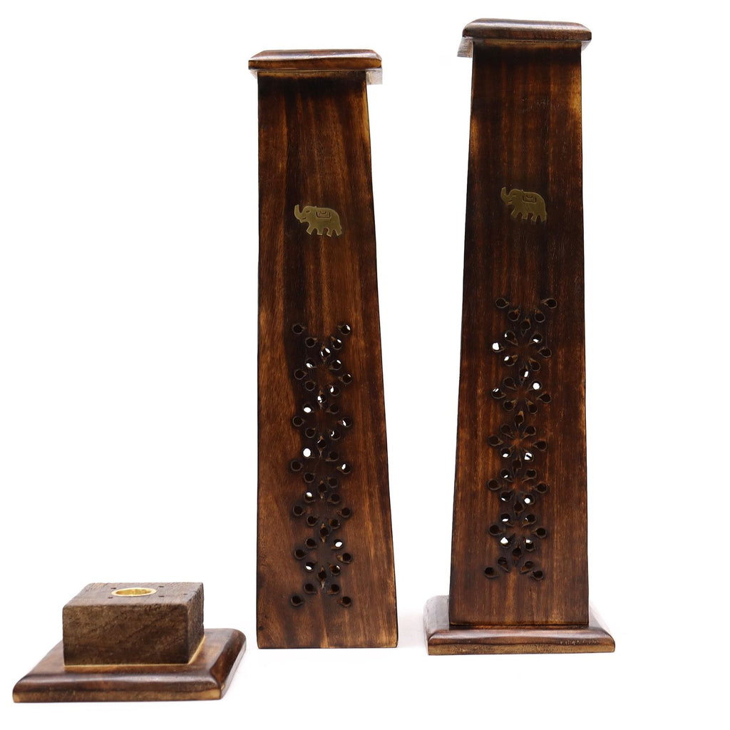 Tour Manguier – porte-encens en bois