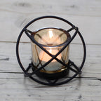 Lumière de Table – Bougeoir votive en fer